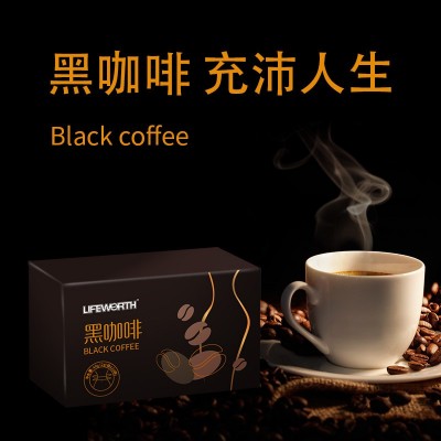 厂家定制蓝山咖啡豆手冲速溶咖啡白芸豆黑咖啡0脂0糖快速冲咖啡粉