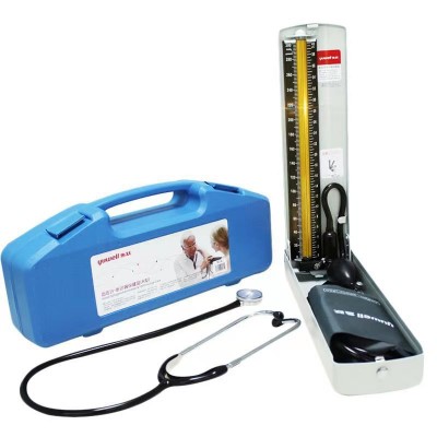 水银血压计 家用台式血压仪器 老人臂式手动测量血压表水银柱听诊
