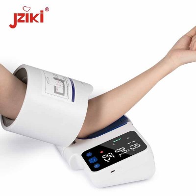 新款臂筒式血压计外贸英文全自动智能电子血压仪医用家用一键测量